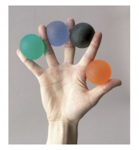 Bolas de Gel para el Ejercicio Manual Blanda Azul - Bolas Terapía - Todosana